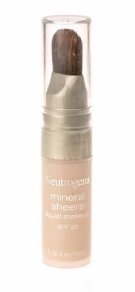 Neutrogena Mineral Sheers Liquid Makeup, $14.49 Beautiful. It really lets the skin breathe because it's so sheer. Erases redness and gives a fresh, healthy glow to the skin without the look of a ton of makeup. Just be careful to not overdo. Put a few strokes on the cheeks and across the forehead and blend. This formula is good for all ages, or if you have sensitive skin and want it to be chic, smooth and silky. (C.B.) MORE BEAUTY PRODUCTS: Story: Drugstore beauty challenge The best drugstore mascara and eyeliners The best drugstore lip colors The best drugstore eye shadows The best drugstore blushes and highlighters