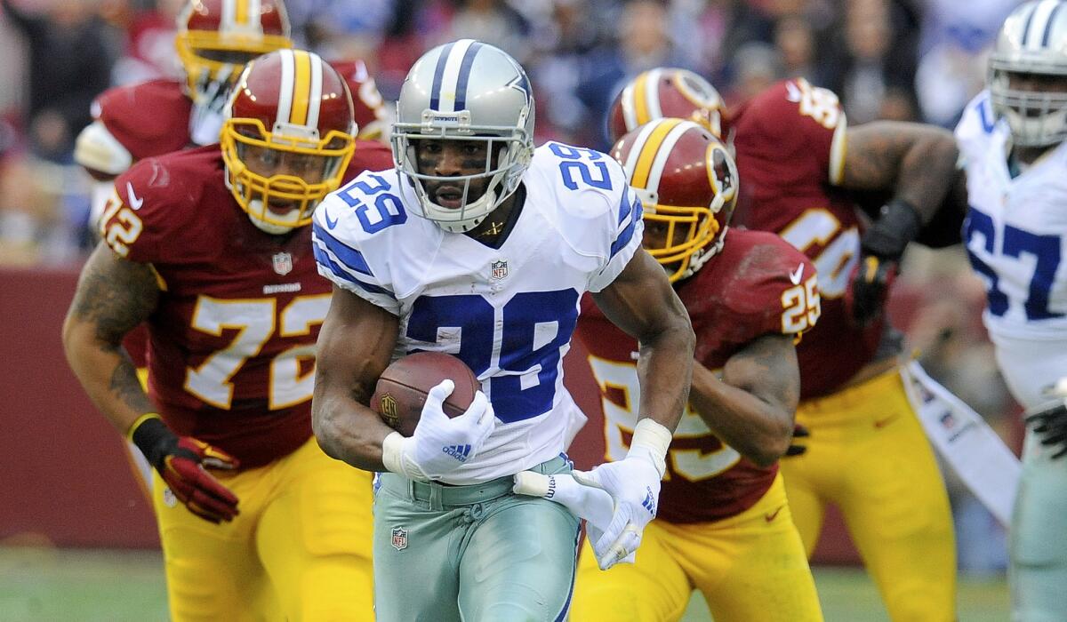 Cowboys running back DeMarco Murray led the NFL with 1,845 yards rushing last season, but Dallas might not be able to afford to keep him.