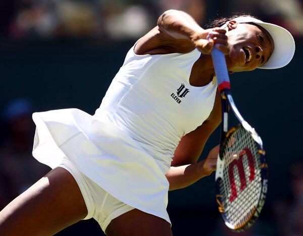 Venus Williams serves it up