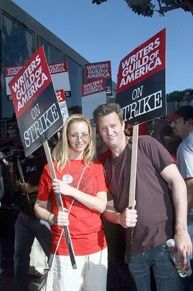 The Writers Guild "Bring A Celeb To The Picket Line"