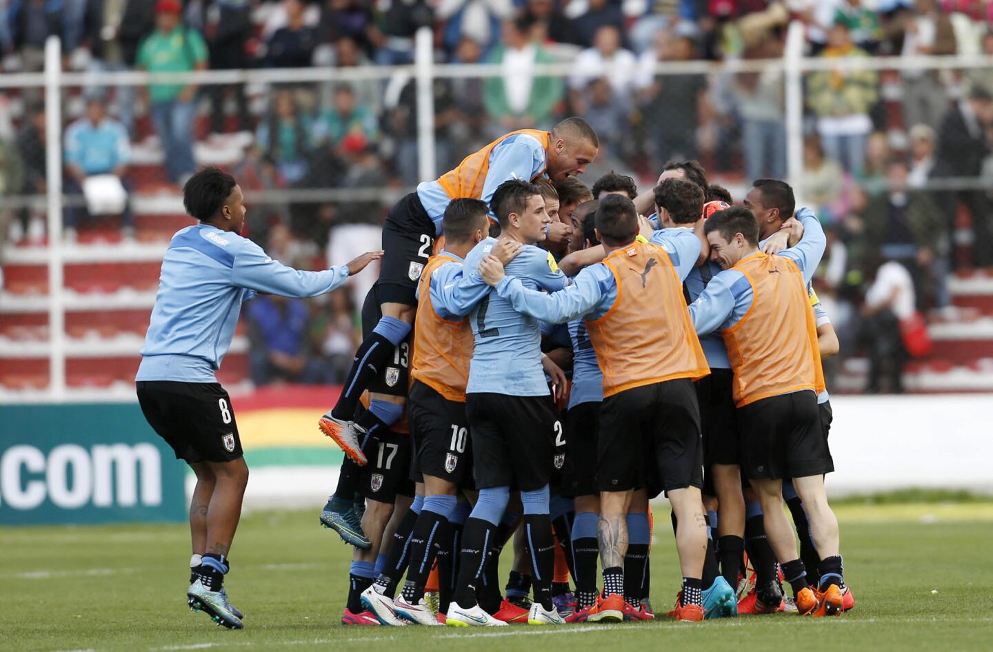 APphoto_Bolivia Uruguay WCup Soccer
