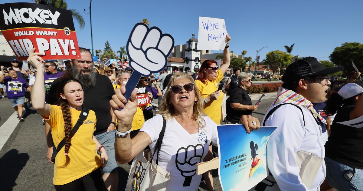 Disneyland workers cast ballots in strike authorization vote