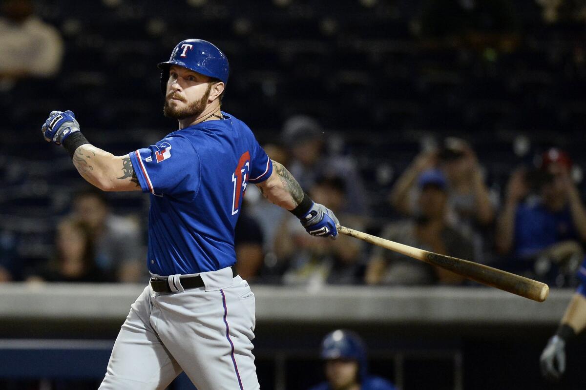 Josh Hamilton fouls off a pitch for the Round Rock Express during a triple-A game against the Nashville Sounds on May 11.