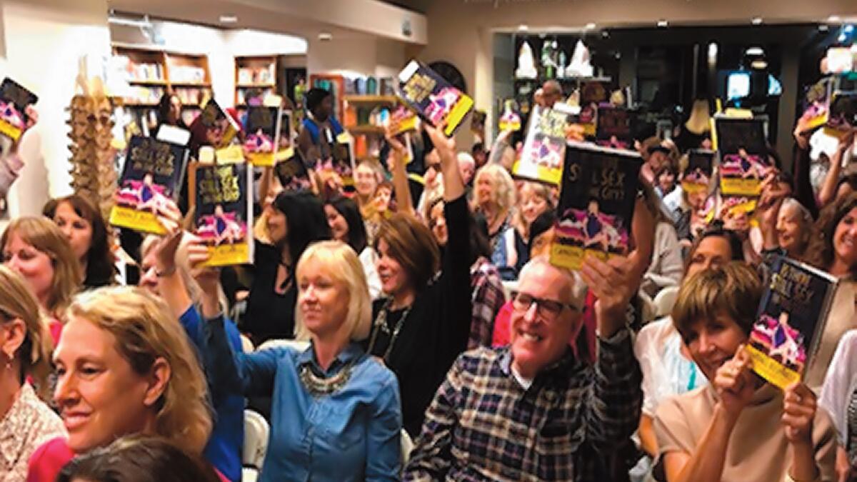 An enthusiastic crowd showed up recently at Warwick's in La Jolla to listen to Bushnell read from her new book.