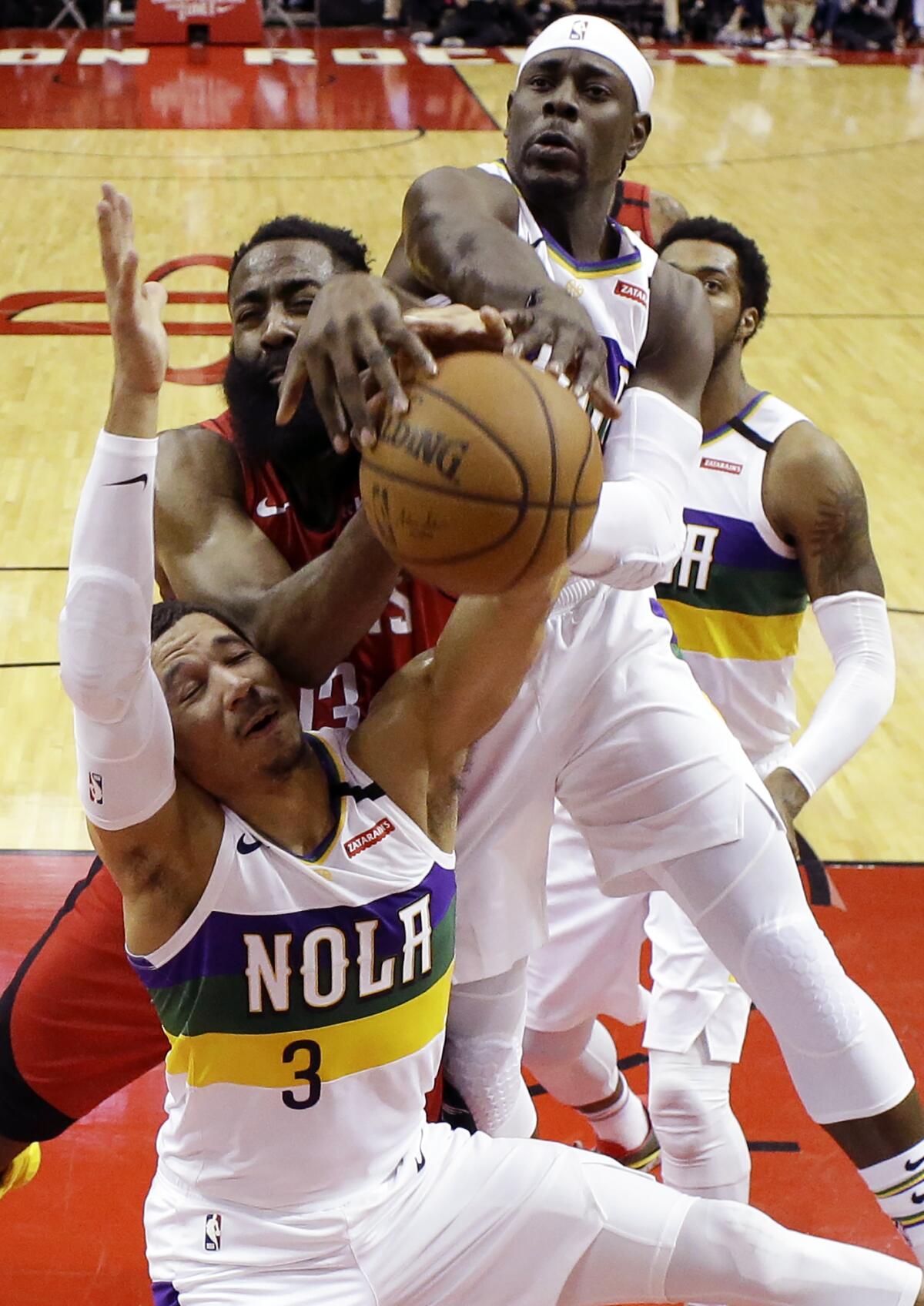 Rockets' James Harden out vs. Pelicans
