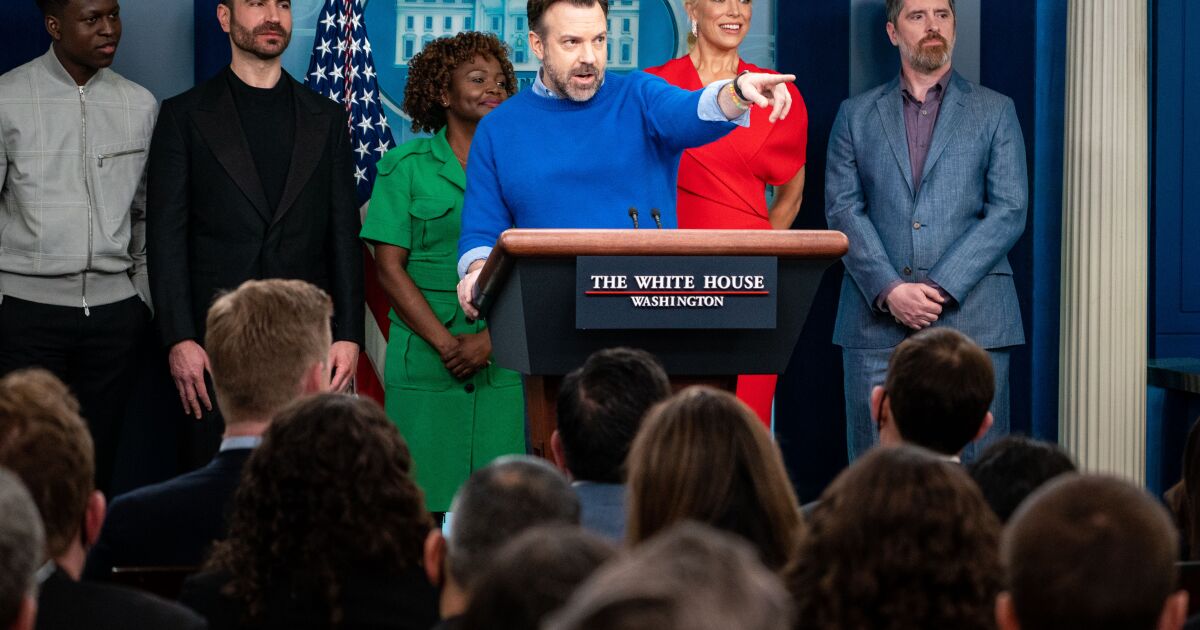 Ted Lasso comes to Washington Ted Lasso comes to Washington