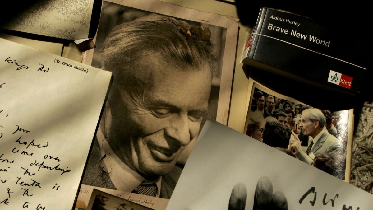 Aldous Huxley and some of his archives