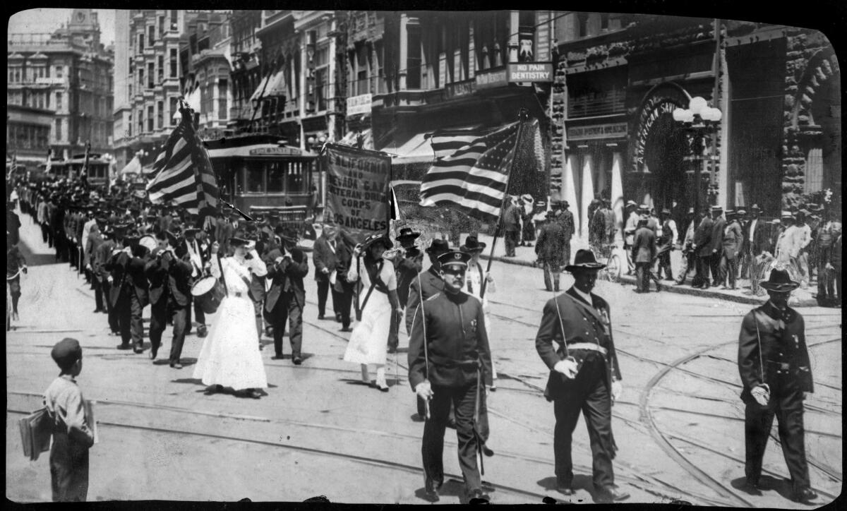May 30, 1912: The Memorial Day parade included local posts of the Grand Army of the Republic organization. About 700 Civil War veterans marched in the parade.