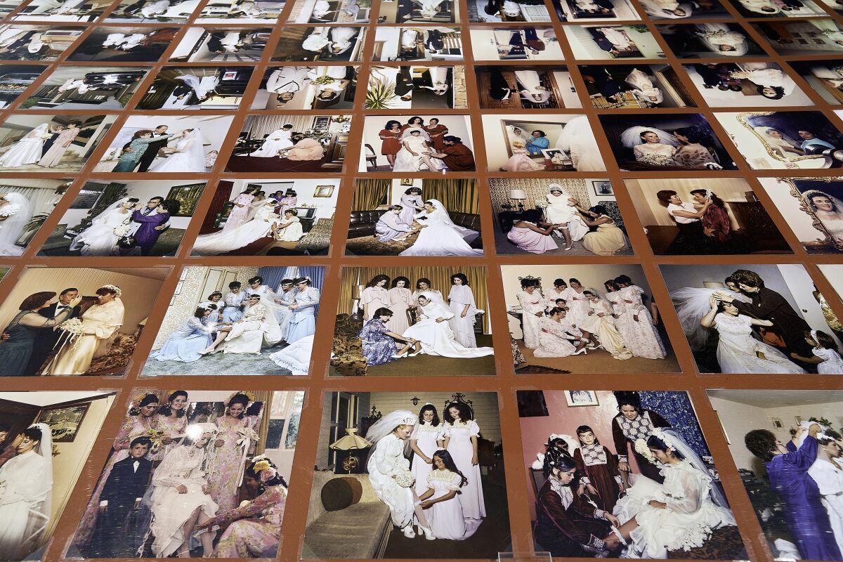 Yvonne Venegas' "Días únicos: el estudio y su archivo" gathers wedding imagery from her family's commercial photography studio in Tijuana.