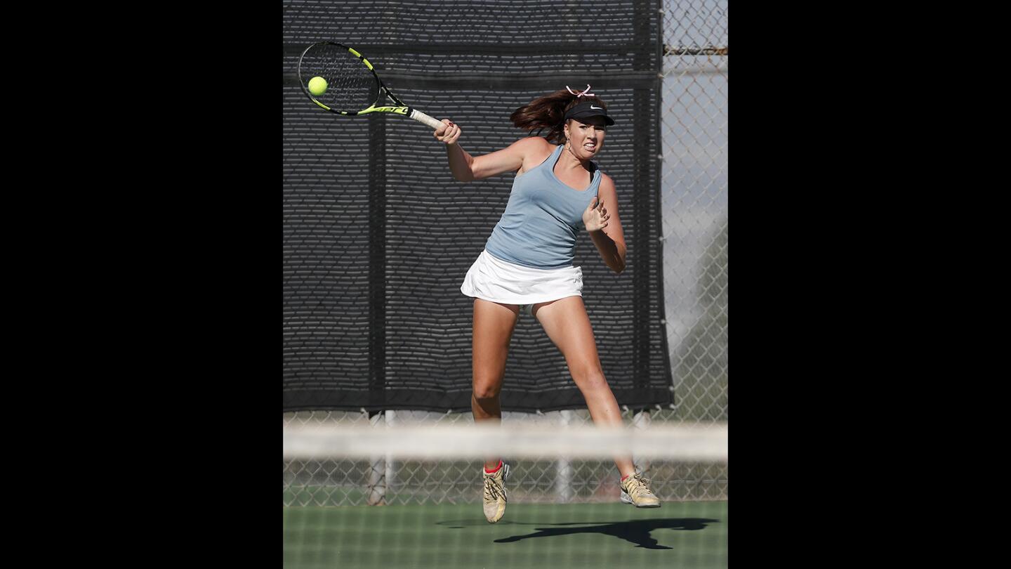 Photo Gallery: Corona del Mar vs. Palos Verdes Peninsula in girls' tennis