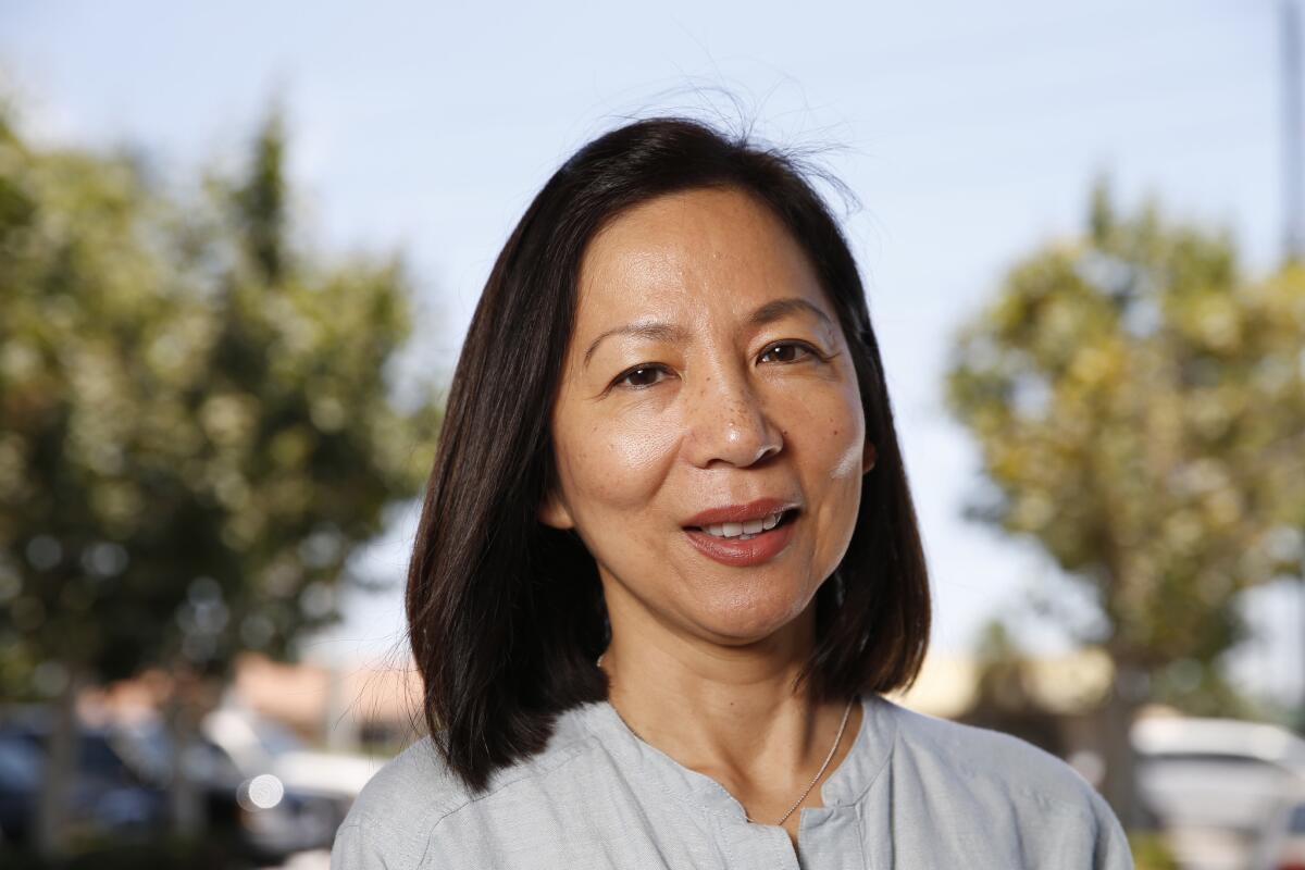 Pediatrician and Democrat Mai Khanh Tran is one of five first-time candidates challenging the reelection bid of Rep. Ed Royce (R-Fullerton).