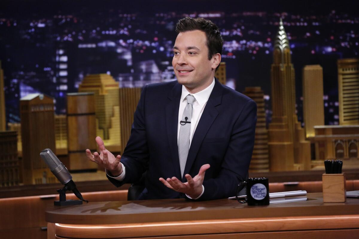 Jimmy Fallon, host of "The Tonight Show," which won Webby and Peoples Voice awards for best entertainment app and a Webby for TV website.