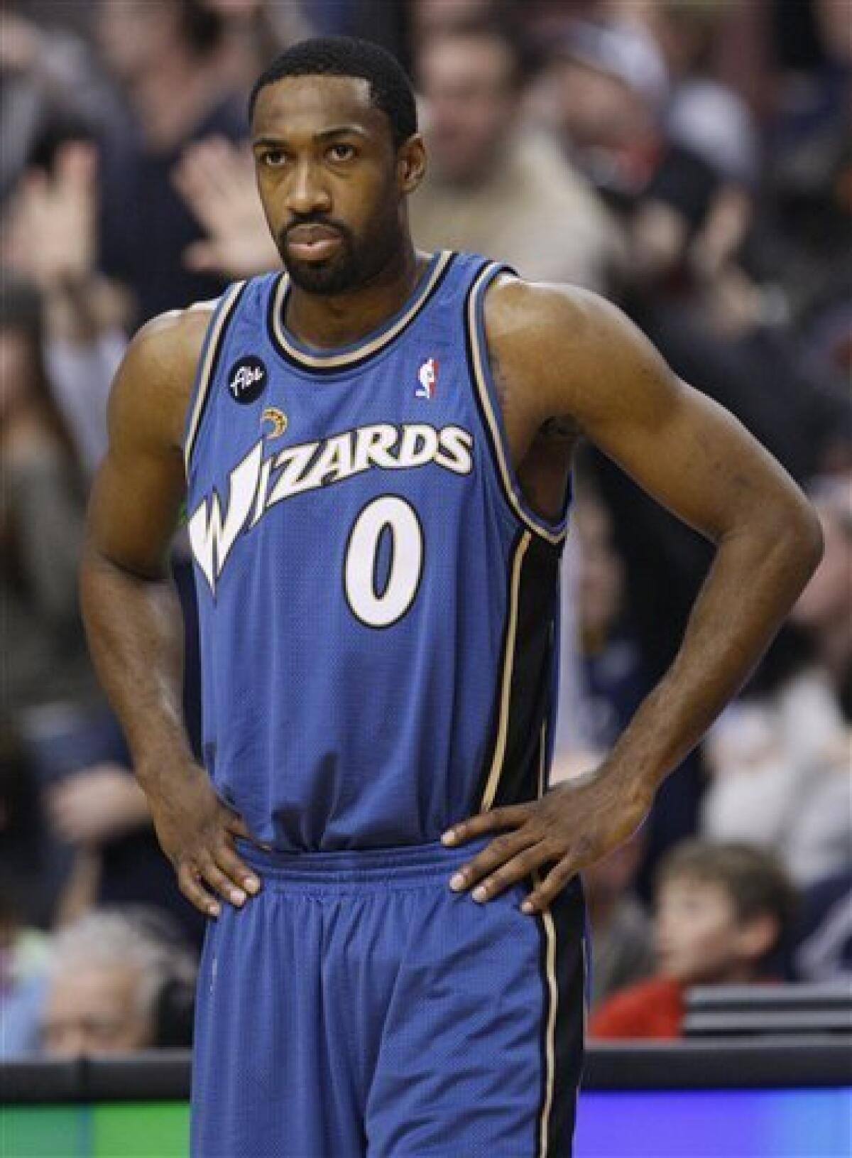 Gilbert Arenas takes serious approach to Media Day, a season after