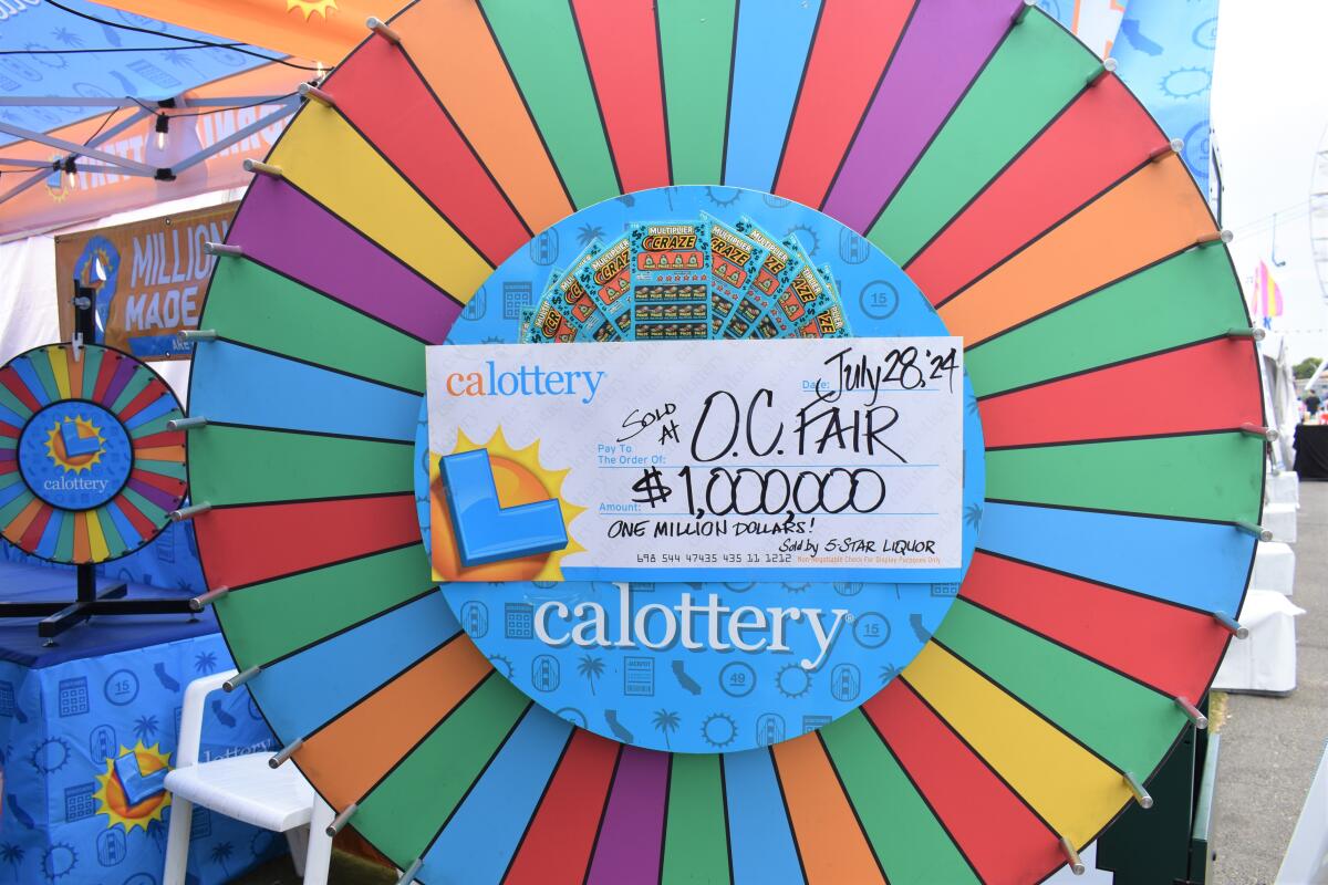 A visitor to the Orange County Fair on July 28 reportedly won $1 million on a $10 scratch-off ticket.