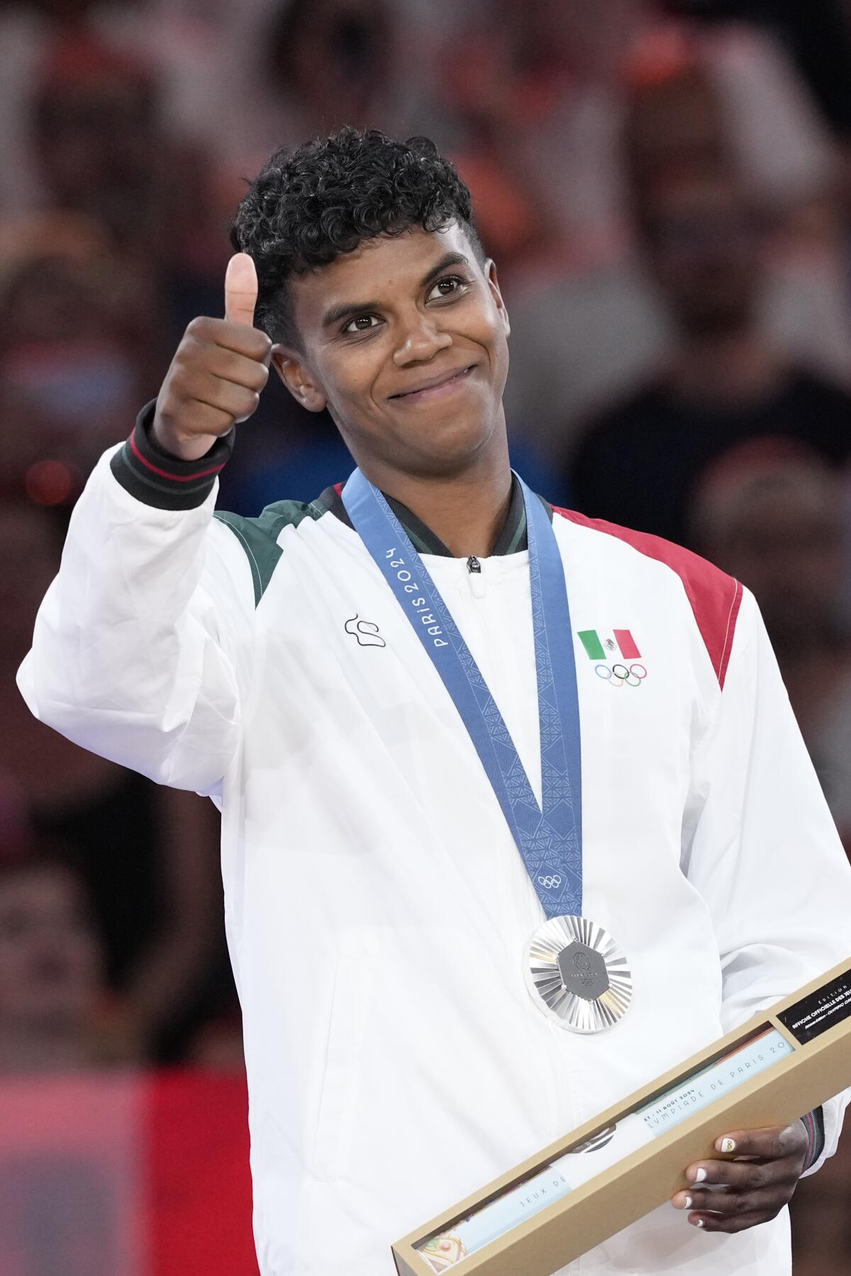 Silver medalist Mexico's Prisca Awit 