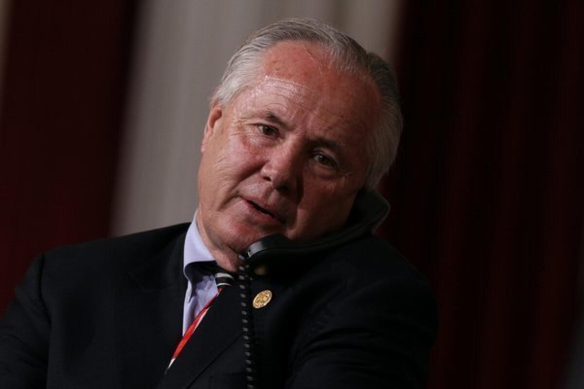 Los Angeles City Councilman Tom LaBonge must step down in 2015 due to term limits, and candidates to take over his seat are lining up.