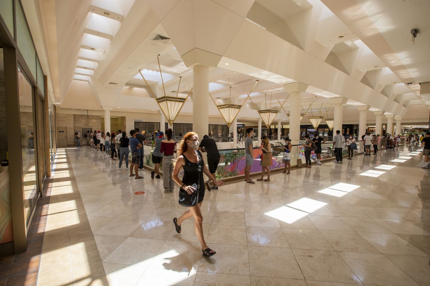 South Coast Plaza reopens