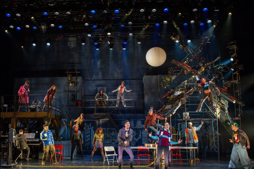 The company of the touring "Rent."