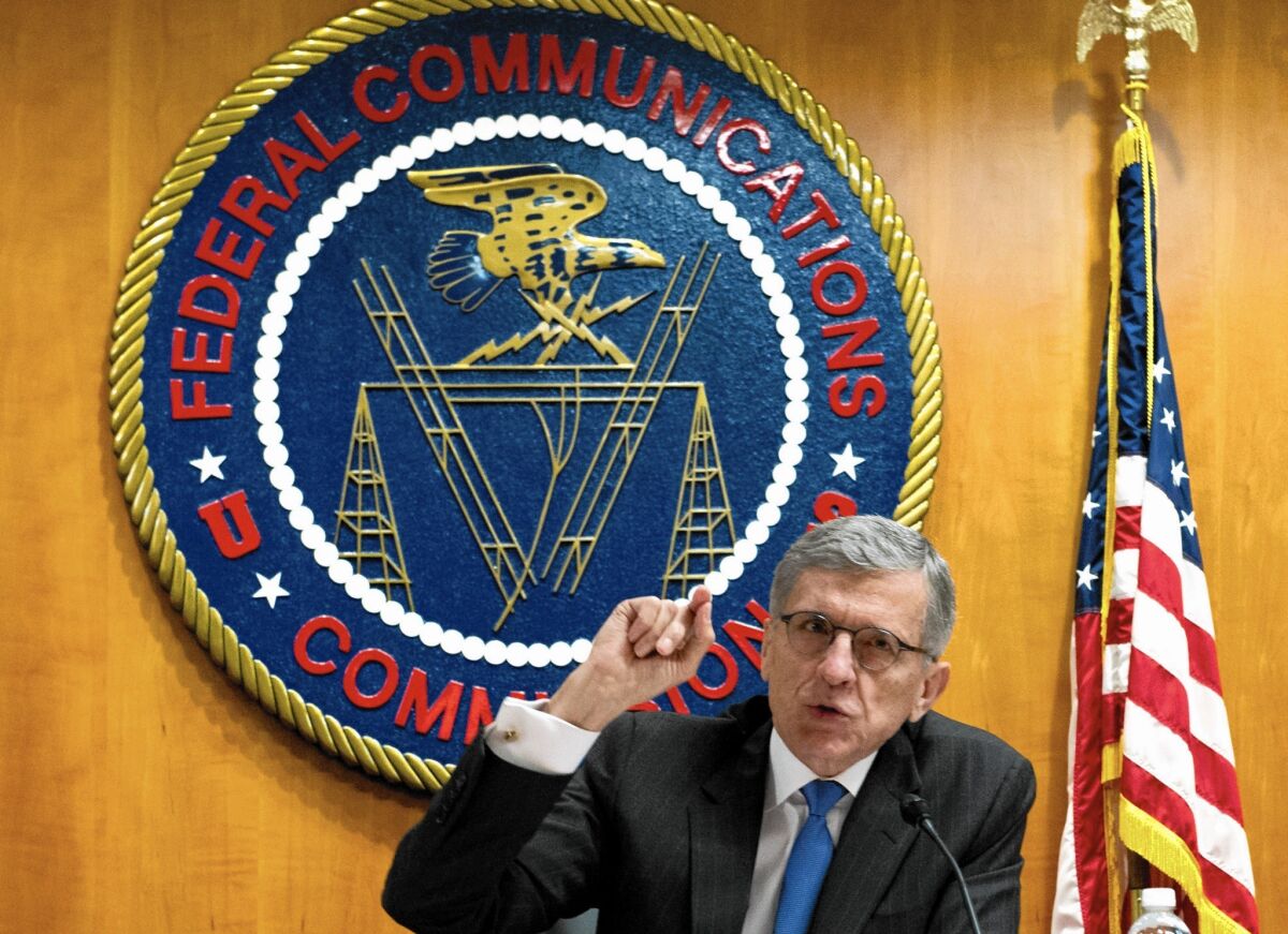 FCC Chairman Tom Wheeler promised that new Internet regulation would be done with a light touch, “tailoring it for the 21st century” to avoid impeding investment in high-speed networks.