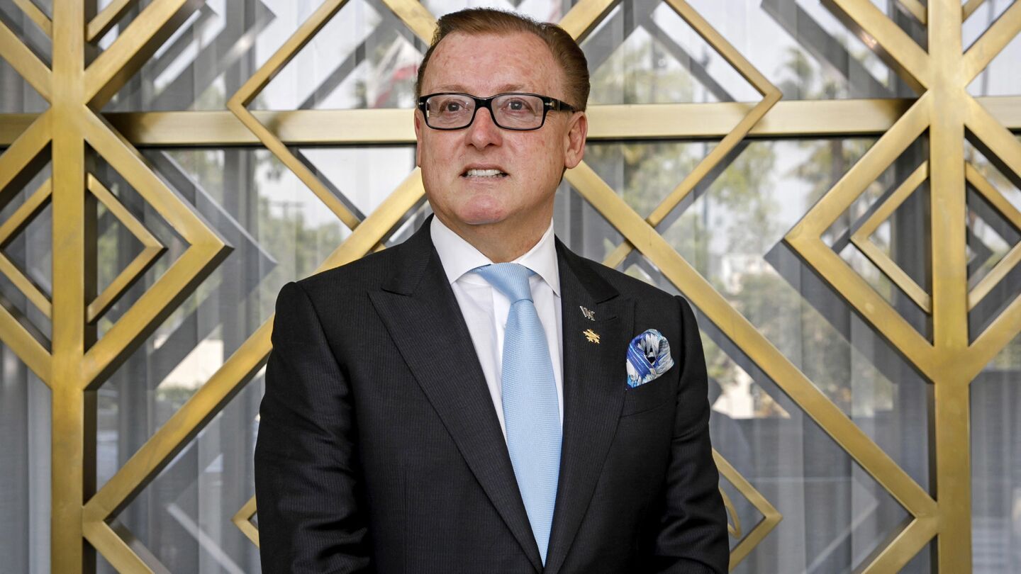 Peter Bowling, the managing director of the Waldorf Astoria Beverly Hills, oversees the five-star hotel.