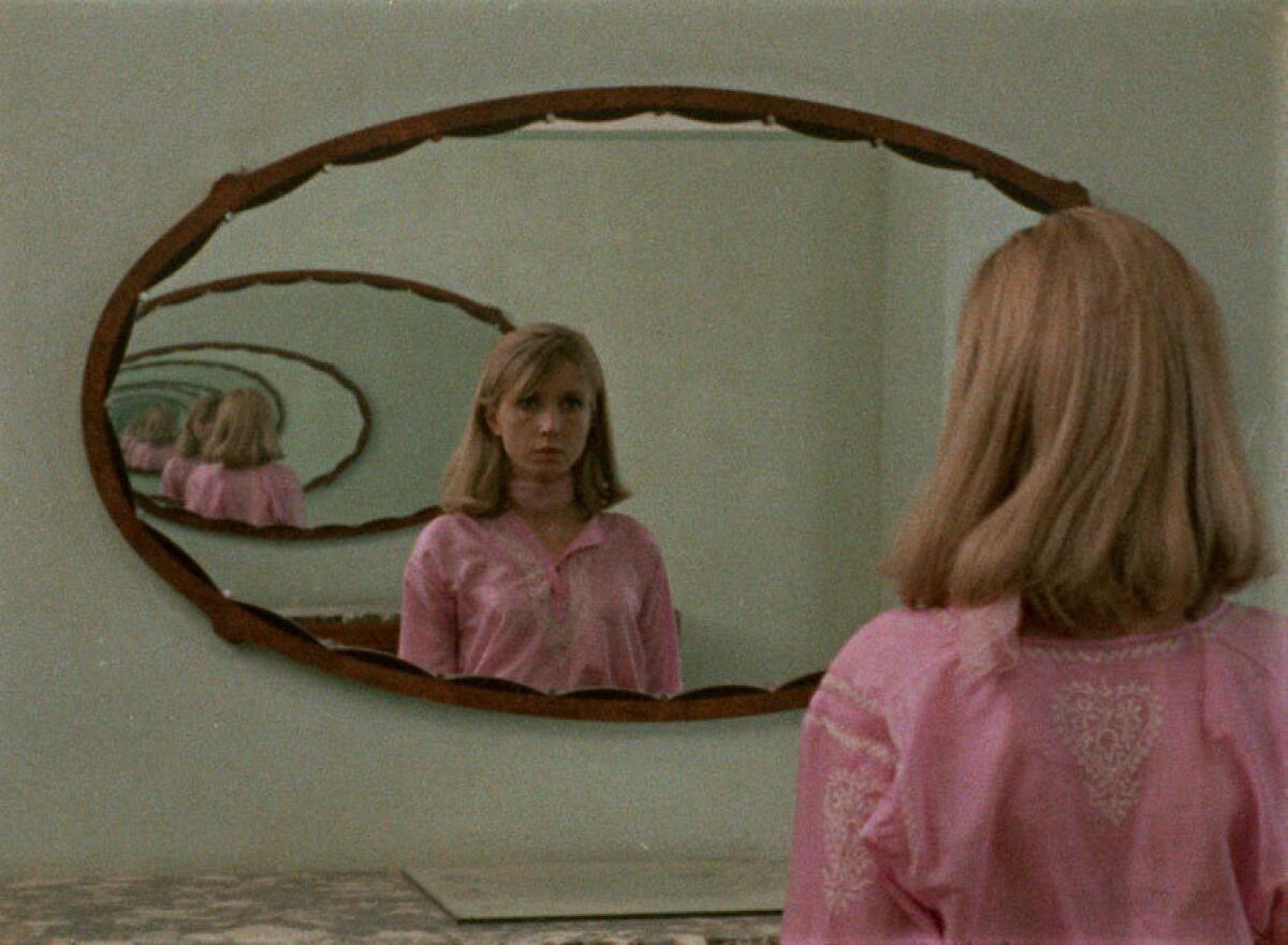Actress Bulle Ogier in a scene from Jacques Rivette's "Out 1: Noli Me Tangere."