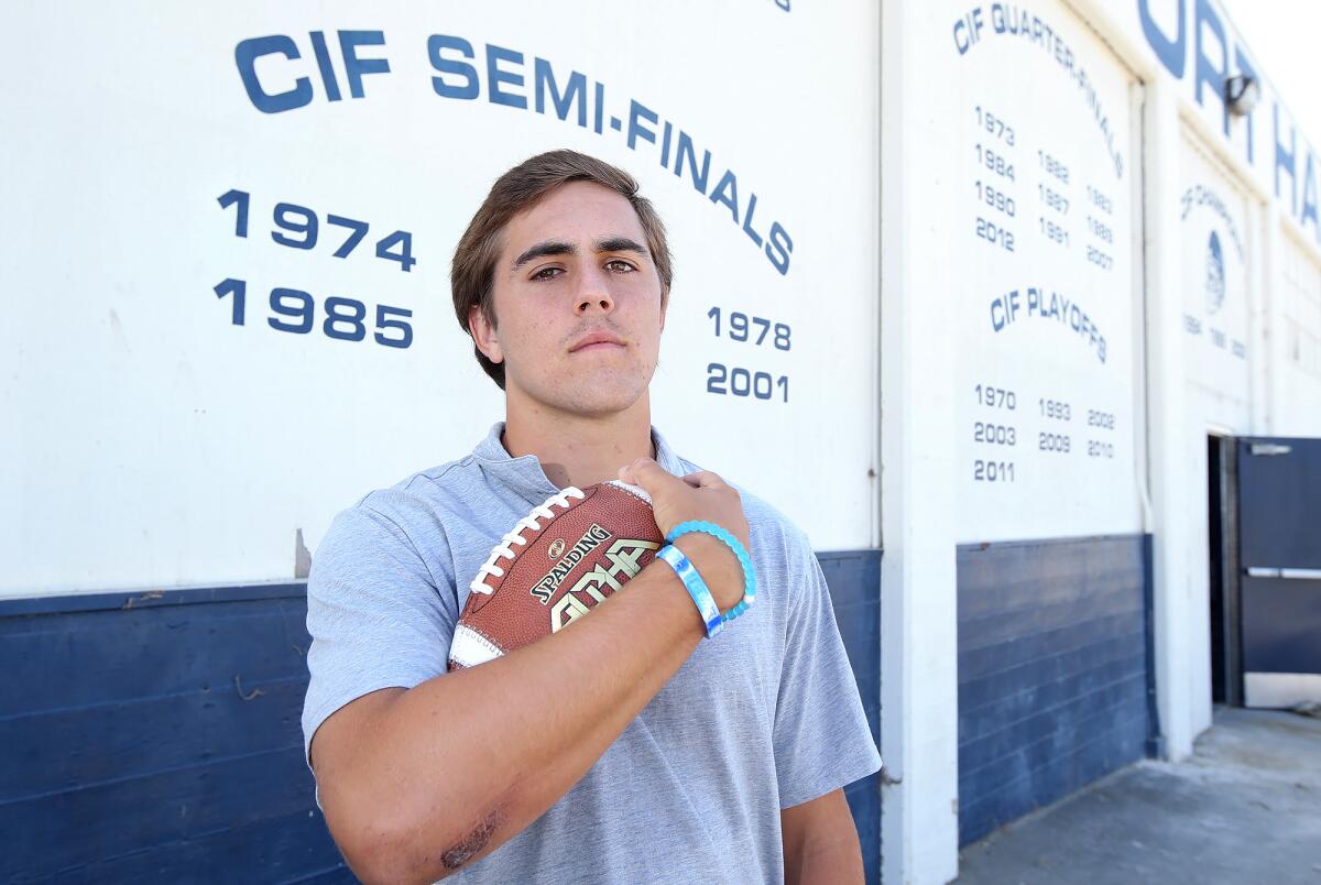 Senior linebacker Chad Koste had 13 tackles, 11 of them solo, forced and recovered a fumble, helping Newport Harbor rally for a 24-14 victory at Aliso Niguel on Sept. 6.