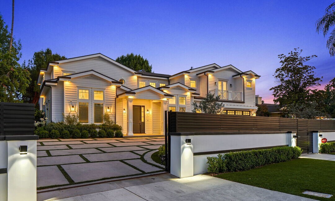 Built in 2018, the 5,800-square-foot Cape Cod includes a movie theater, game room, gazebo, lounge and swimming pool.