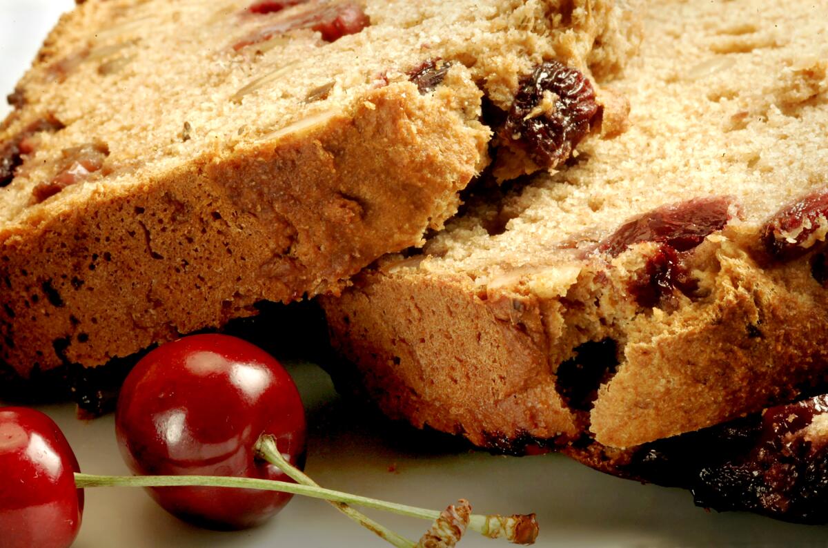 Cherry, honey and fennel bread
