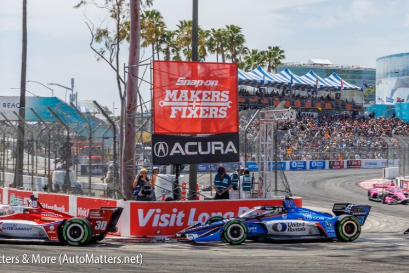 IndyCars at the 2023 Acura Grand Prix of Long Beach