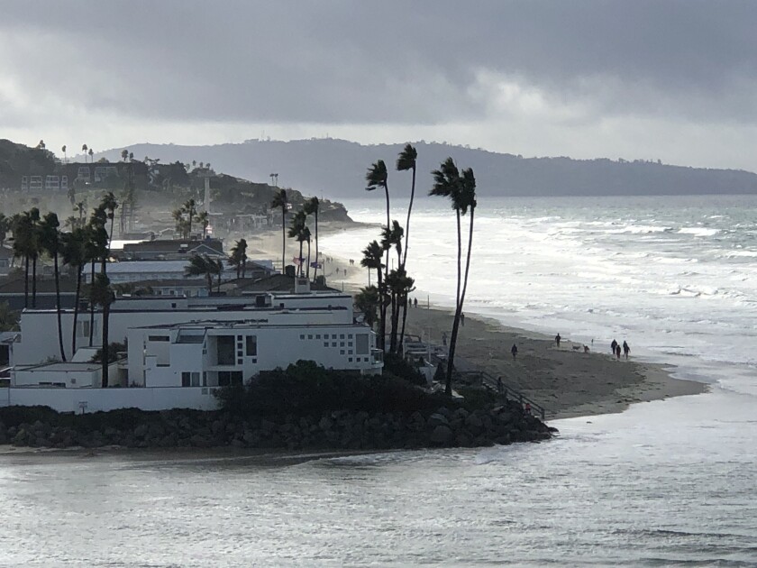 San Diego is experiencing roughly twice its normal rainfall