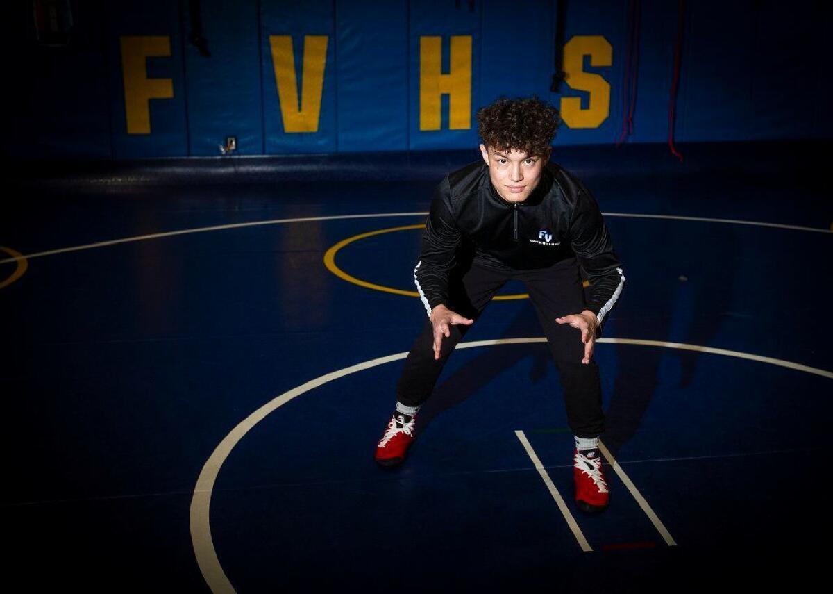 Fountain Valley's Max Wilner placed third in the CIF State wrestling championships for 160-pounders in his sophomore season.