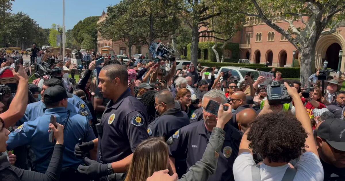 Police arrest 93 people at USC amid Gaza war protests