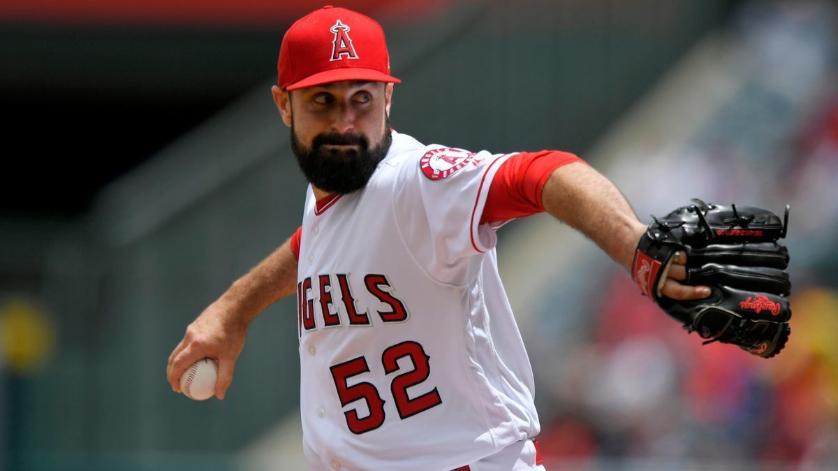 Angels starting pitcher Matt Shoemaker (1-2, 5.21 ERA) was charged with five runs in his six innings Sunday against the Astros.