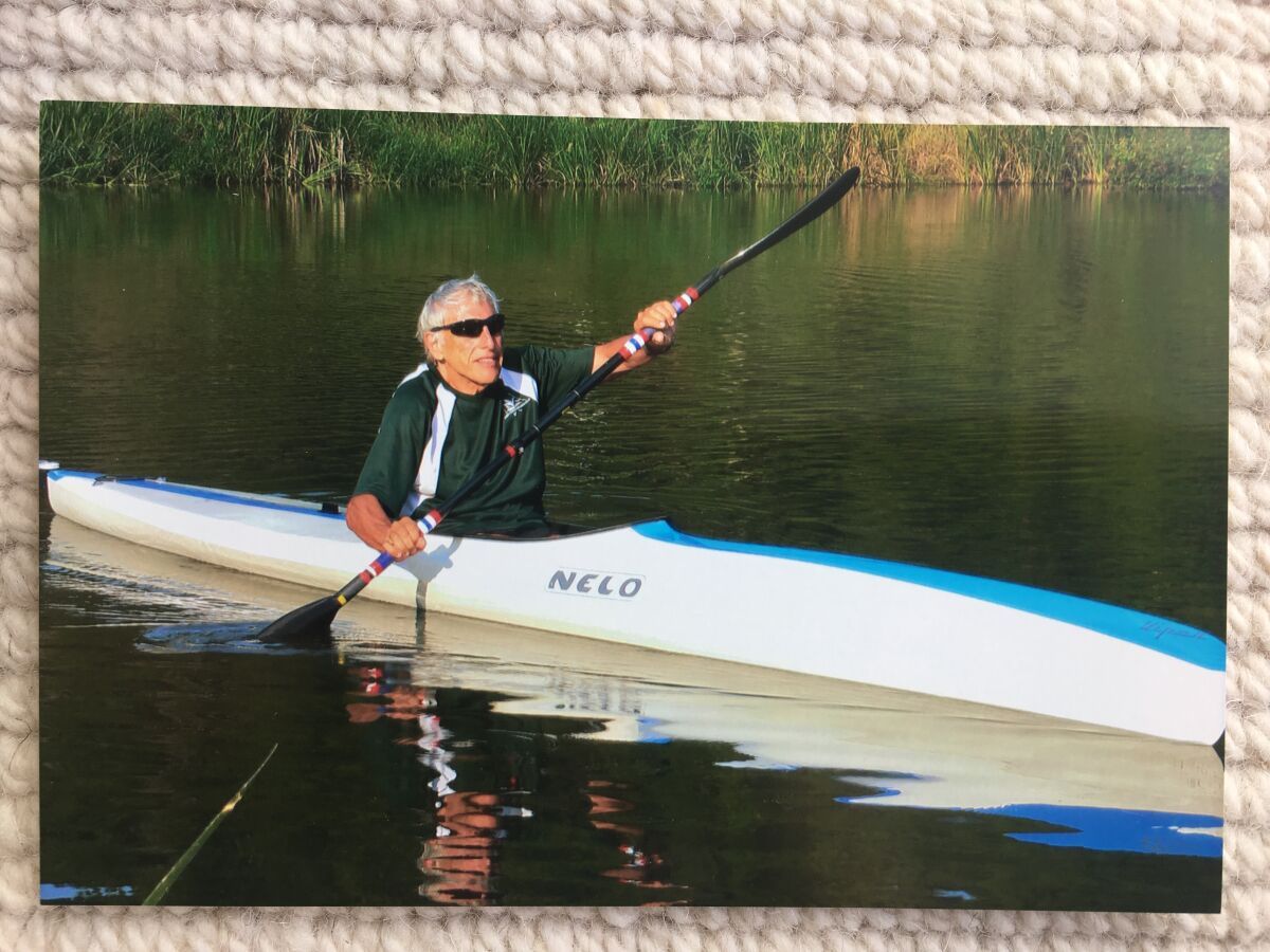 Jack Blendinger turned to kayaking later in life.