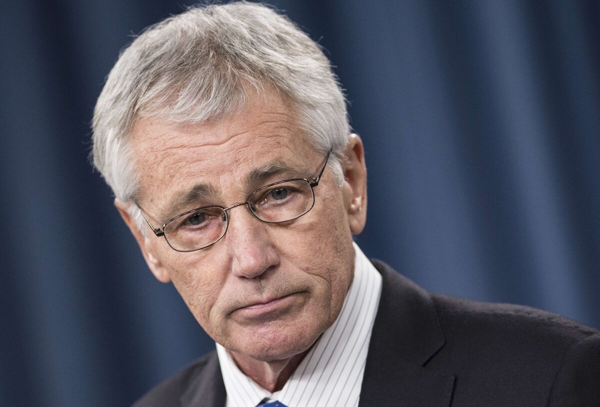 Defense Secretary Chuck Hagel, a former Republican senator and Vietnam War Army sergeant, got his turn as defense secretary at an unenviable moment: a period of shrinking budgets, when tough choices among priorities can't be dodged.