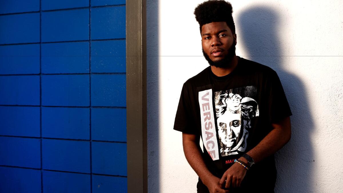 "It's just me. No features. I'm throwing it out there and if you guys like it, you like it. If you don't, you don’t," Khalid said of his debut album, "American Teen."