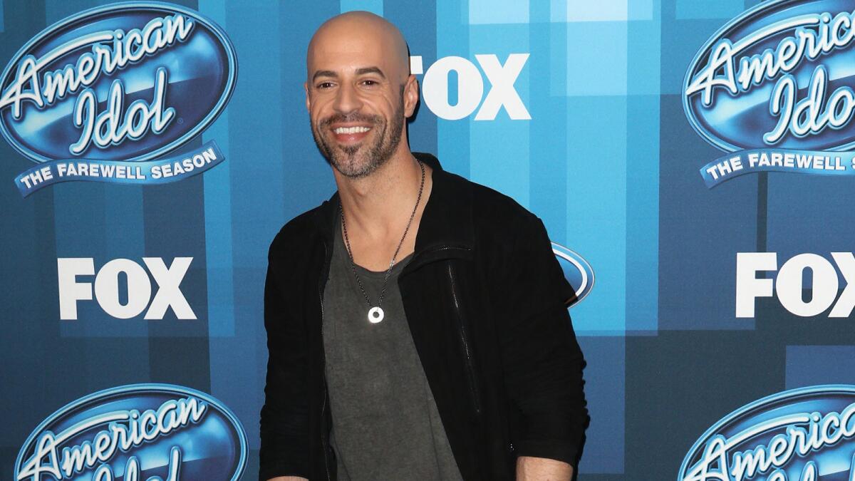 Chris Daughtry arrives at the "American Idol" farewell season finale at the Dolby Theatre.