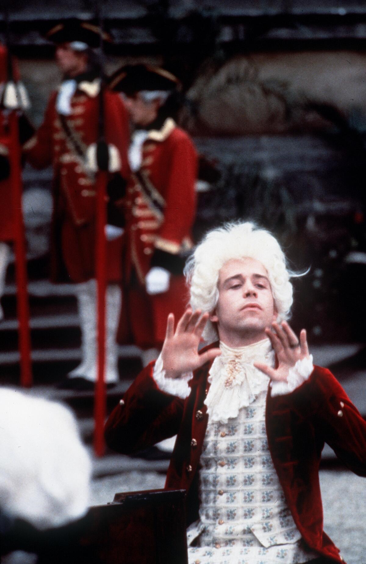 Tom Hulce in “Amadeus” (1984).