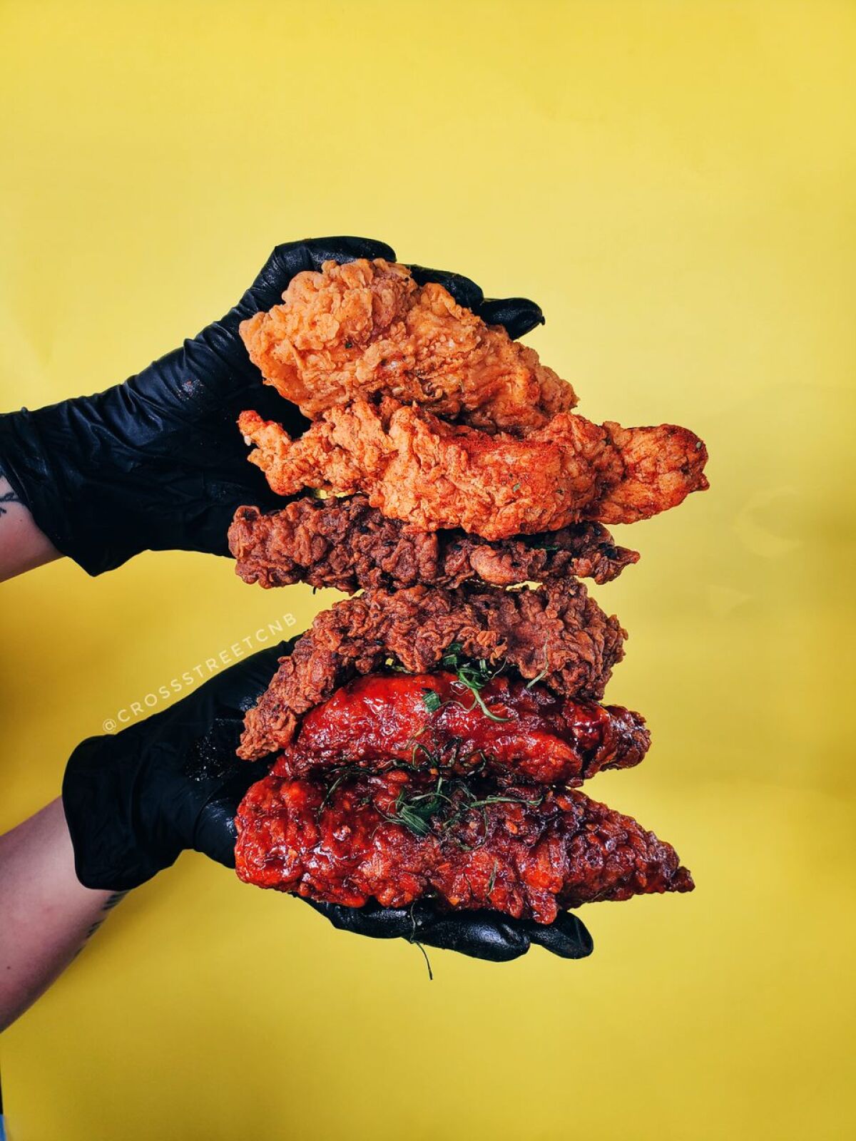 Cross Street chicken flavors.