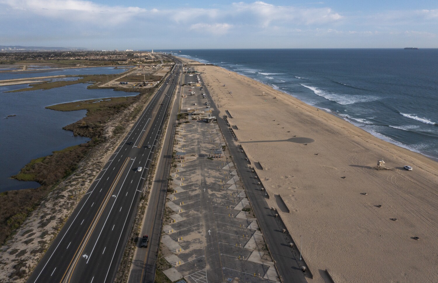 Unknown sheen reported off Bolsa Chica State Beach