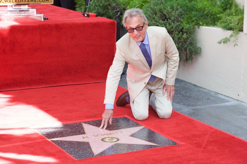 LOS ANGELES, CA - AUGUST 13: Recoding Engineer Al Schmitt is honored with a Star On The Hollywood Walk Of Fame on August 13, 2015 in Los Angeles, United States. (Photo by Earl Gibson III/WireImage)