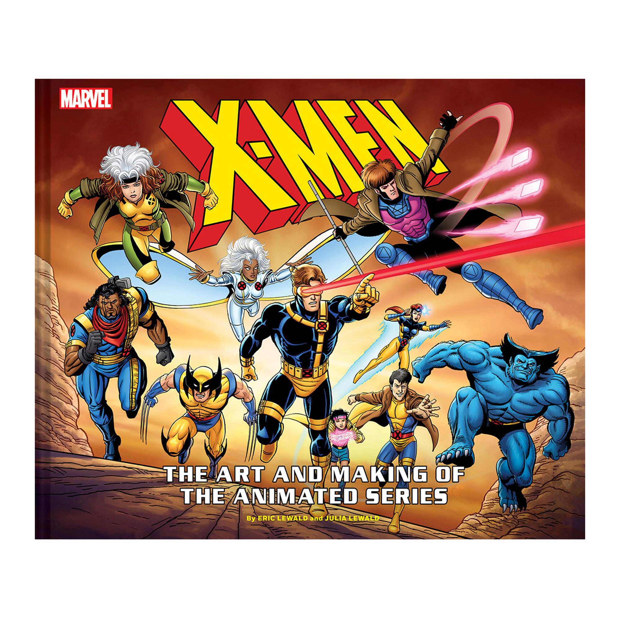 Cover of the book "X-Men: The Art and Making of The Animated Series" by Eric Lewald and Julia Lewald.