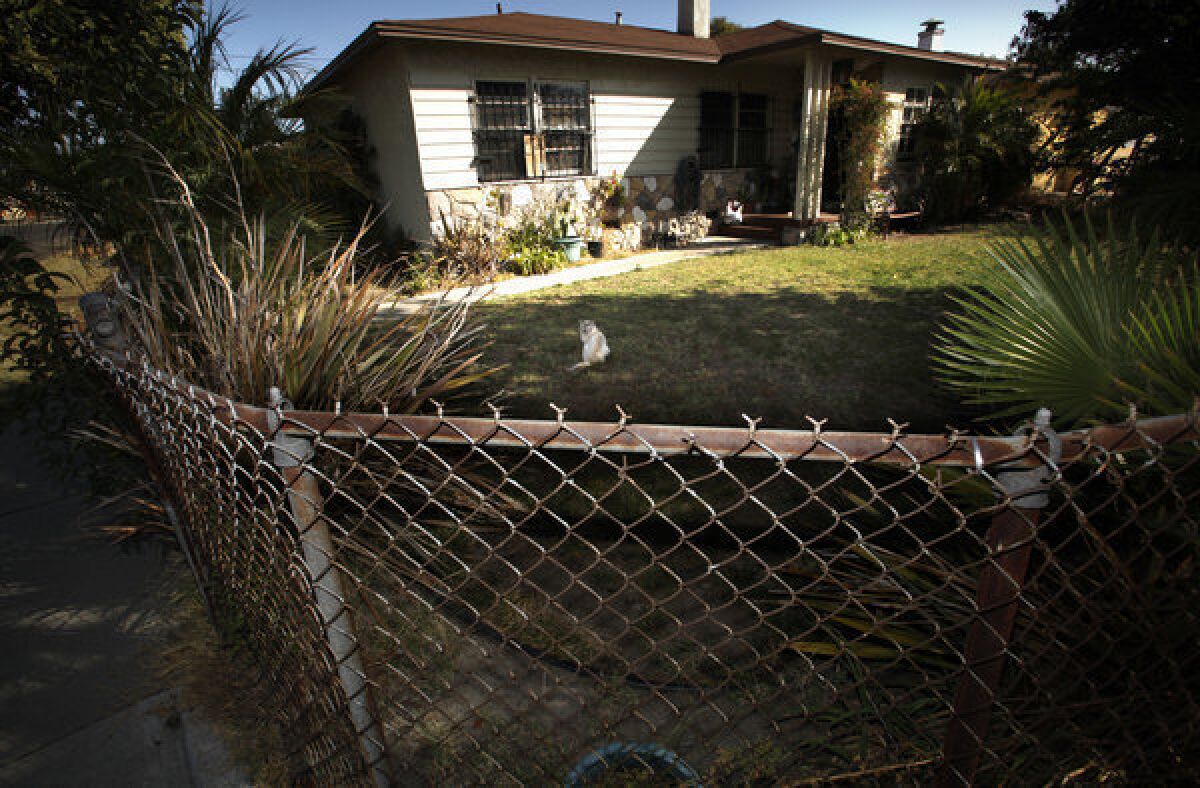 A house on sale last month in Watts for $280,000.