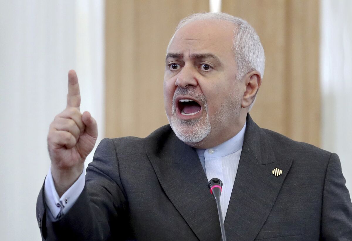 Former Iranian Foreign Minister Mohammad Javad Zarif