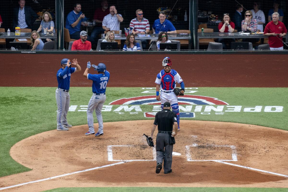 Rangers Catcher Jose Trevino Hits First Career MLB Home Run