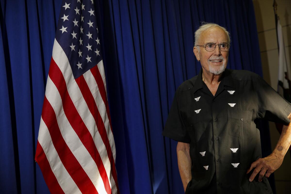 Outgoing California Democratic Party Chairman John Burton is seen at the California Democratic State Convention in Sacramento on May 19.