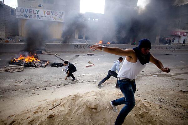 Palestinians fires