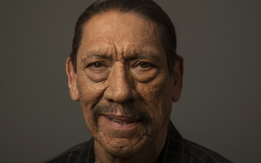 Danny Trejo at his home in Mission Hills.