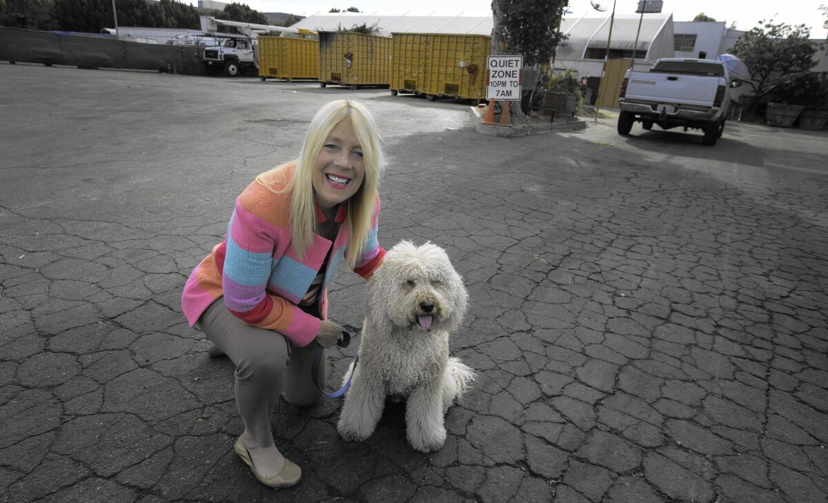 Beverly Hills City Councilwoman Lili Bosse, shown with her Labradoodle, has led the charge for the first off-leash dog park in the city. "This is something that our community has been waiting for so long,” she said.