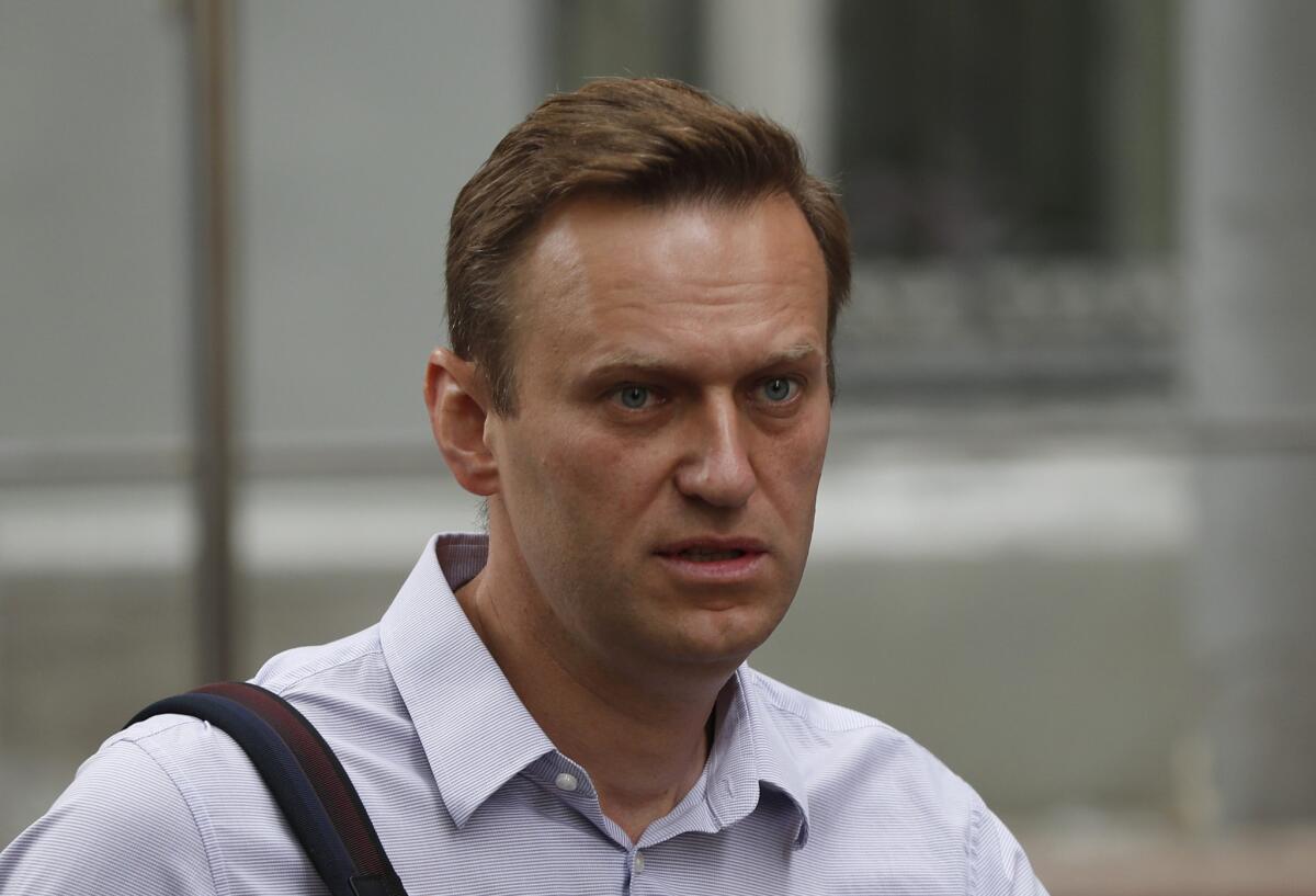 Russian opposition leader Alexei Navalny 